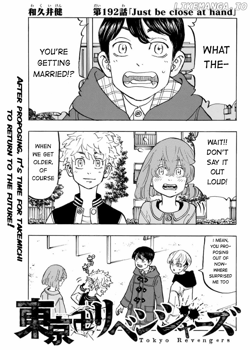 Tokyo Revengers, Chapter 192 image 01